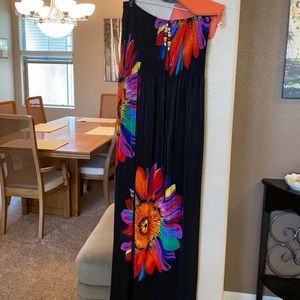 Strapless casual maxi dress, like new size L